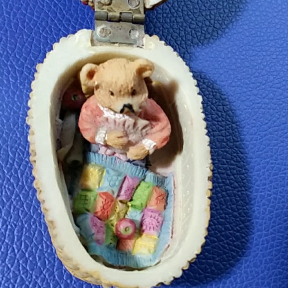 Vintage Set of 3 bear figurines Doctor, Angel,baby - Picture 6 of 8